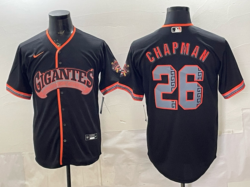 2026 Men Nike San Francisco Giants #26 Chapman Game MLB Jersey 0404002->san francisco giants->MLB Jersey